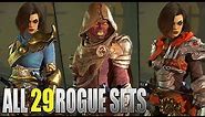 ALL 29 Diablo 4 Rogue Transmog Armor Sets & How To Get Them