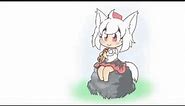 Kawaii anime wolf girl
