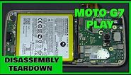 Motorola Moto G7 Play Disassembly Teardown Repair Video XT1952