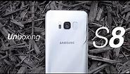 Samsung Galaxy S8 Arctic Silver Unboxing!