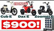 Honda Releases CHEAP New Motorcycles: Dax E, Cub E & Zoomer E