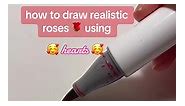 How to draw roses using hearts #roses #howtodrawarose #howtodraw #drawings #drawingtutorial #drawingoftheday #drawingsketch #drawingtips | Drawing Vd