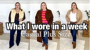 WHAT I WORE IN A WEEK | Casual Outfits | Plus Size Fashion
