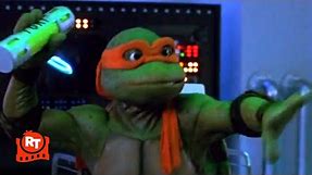Teenage Mutant Ninja Turtles II (1991) - The Laboratory Fight Scene | Movieclips