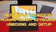 Huawei Matepad 10.4 Smart Keyboard Unboxing and Initial Set up