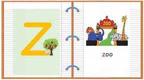 Lowercase Alphabet Letter Z Learn to Read and Write