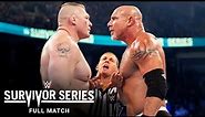 FULL MATCH - Goldberg vs. Brock Lesnar: Survivor Series 2016