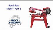 Harbor Freight 4x6 Band Saw Modifications Part 1