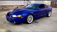 2003 Sonic Blue Terminator Mustang Cobra on CCW Twisted Classics