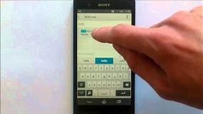 how to send a text message on an android mobile phone - Lesson 2