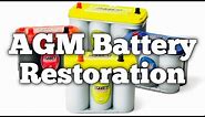 AGM Battery Restoration - Absored Glasss Mat - Northstar Optima Odyssey - Bundys Garage