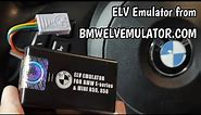 How to connect BMW ELV Steering Lock Emulator ALL E-series E90, E60, E87 ETC