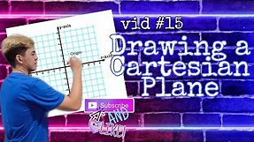 Drawing a Cartesian Plane on a Graph Paper