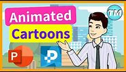 How to Create Animated Cartoons in PowerPoint | Using Pixton Comic Characters