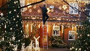 How to Hang Christmas Lights Outdoors Safely