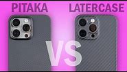 Pitaka MagEZ vs Latercase Ultra Thin Carbon Fiber Phone Cases for the iPhone 15 Pro Max