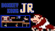 Donkey Kong JR. (FC · Famicom / NES ) video game port | 6-loop (24 levels) session for 1 Player 🎮🦍