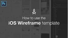 How to use the iOS Wireframe template