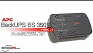 RBC35 Battery Replacement for APC BackUPS ES 350 U/C/R