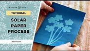 How To Use Solar Paper | Cyanotype Paper Tutorial