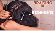 Learn Exactly How to Braid Your 4C Hair Girl | REAL TIME tutorial