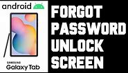 Android Forgot Password Pattern Pin Code Help - Android Tablet Forgot Password Factory Reset