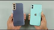 Samsung Galaxy S21 Plus vs iPhone 11 Speed Test & Camera Test