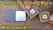 Can CPU Gold Be Direct Smelted? Electronics Recycling & Urban Mining For Precious Metals!