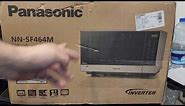 PANASONIC SF464M FLATBED MICROWAVE OVEN Unboxing/Review and Stock by FE