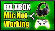 How to Fix Mic On Xbox One to Talk to People (Headphone Jack Mic Broken?)