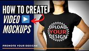How To Create Video Mockups With Placeit | T-Shirt Mockup Templates