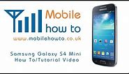 How To Add & Remove Home Screens - Samsung Galaxy S4 Mini