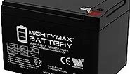 Mighty Max Battery ML12-12 - 12V 12AH F2 Battery Replaces Universal Power Group 85957 UB12120FR