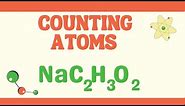 Counting Atoms in a Chemical Equation