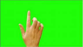 Green screen hand