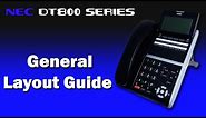 NEC DT800 Series | General Layout Guide | MF Telecom Services