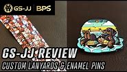 GSJJ / BPS Review: Custom Lanyards and Enamel Pins