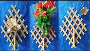 Easy And Amazing Bamboo Craft।। Bamboo Craft Making Idea।। How To Make Wall Hanging Out Of Bamboo