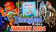 Disneyland Rides - January 2024 POVs [4K 60FPS]
