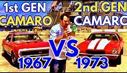 1967 CAMARO // 1st Gen CAMARO vs 2nd Gen CAMARO // V8 Drag Race