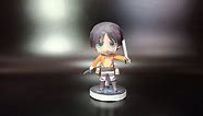 Chibi Eren Yeager from Paper (Papercraft)