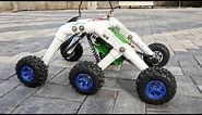 How to Make a Mars Rover / Rocker bogie Robot - Stair climbing