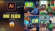 Viral Cricket Jersey Ai Photo Generator in Just One Click | Boy Watching Cricket on TV Photo Editing