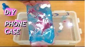 EASY DIY-HOW TO DESIGN A PHONE CASE WITH NAIL POLISH..DIY PHONE CASE DESIGN