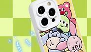 STSNano for Samsung Galaxy A14 5G Case Cute Cartoon Bear Kawaii Girly Phone Case for Girls Kids Teens Women Funny Cool Design 3D Emboss Leather TPU Cover for Galaxy A 14 5G 6.6", WhiteWeini