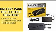 How to Install and Use a Battery Pack for Reclining Furniture with Charger - Rechargeable Power Pack