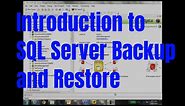 Introduction to SQL Server Database Backup and Restore