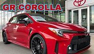 2023 TOYOTA GR Corolla in Supersonic Red walk around video pictorial