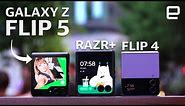Samsung Galaxy Z Flip 5 vs. Moto Razr+ vs. Z Flip 4