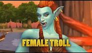 World of Warcraft: Warlords of Draenor - Updated female troll animations